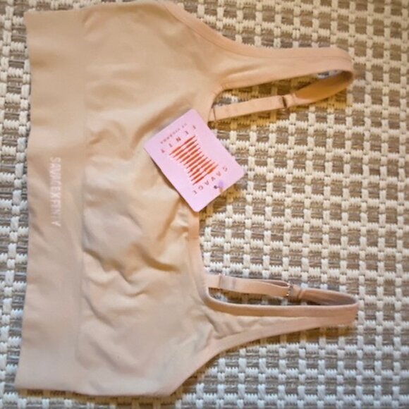 Savage X Fenty Seamless Scoop-Neck Bralette Nude Womens Sz L NWT - Picture 3 of 5